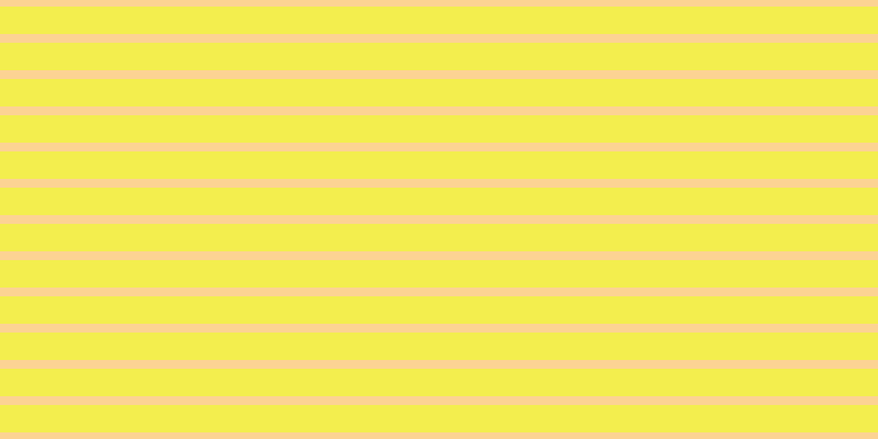 #f3ee4e, #fcd393 horizontal lines, eight pixels wide, twenty-five pixels apart
