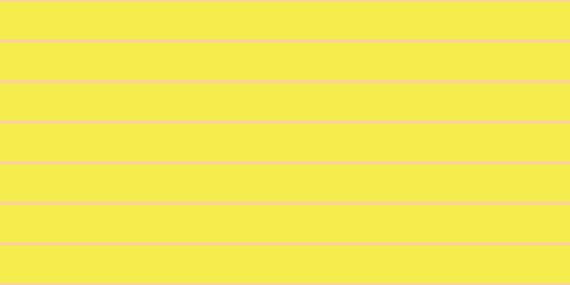 #f3ee4e, #fcd393 horizontal lines, five pixels wide, fifty-two pixels apart
