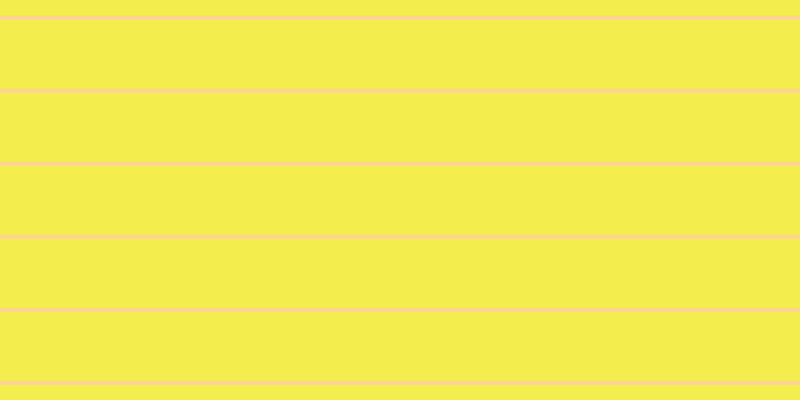 #f3ee4e, #fcd393 horizontal lines, four pixels wide, sixty-nine pixels apart