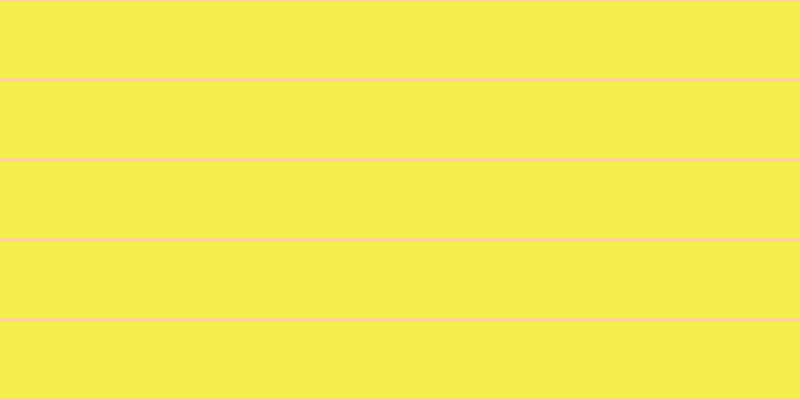 #f3ee4e, #fcd393 horizontal lines, four pixels wide, seventy-six pixels apart