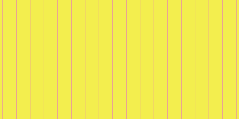 #f3ee4e, #eba393 vertical lines, two pixels wide, forty-four pixels apart