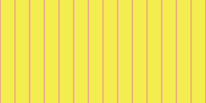 #f3ee4e, #eba393 vertical lines, five pixels wide, fifty-two pixels apart