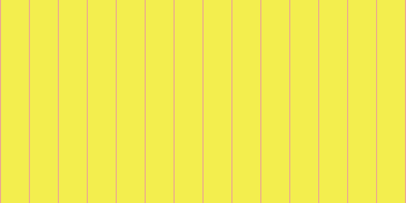 #f3ee4e, #eba393 vertical lines, two pixels wide, fifty-five pixels apart