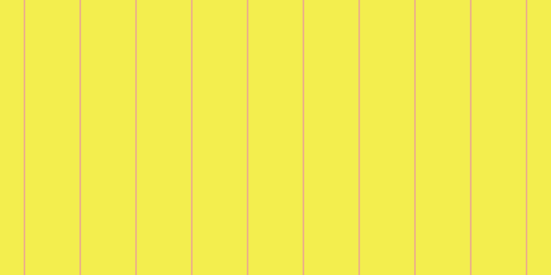 #f3ee4e, #eba393 vertical lines, two pixels wide, seventy-nine pixels apart