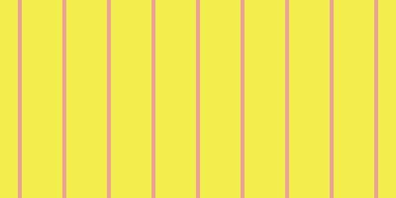 #f3ee4e, #eba393 vertical lines, eight pixels wide, eighty-two pixels apart