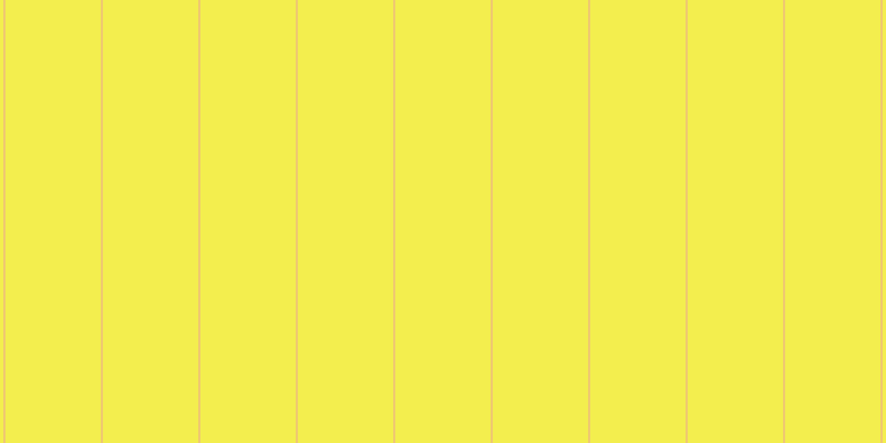 #f3ee4e, #eba393 vertical lines, one pixels wide, eighty-seven pixels apart