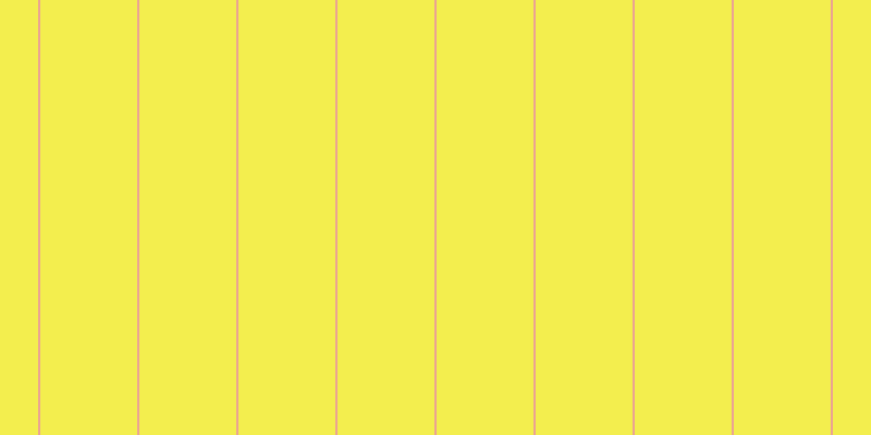 #f3ee4e, #eba393 vertical lines, two pixels wide, eighty-nine pixels apart