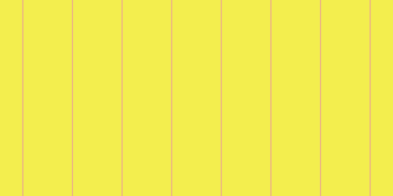 #f3ee4e, #eba393 vertical lines, two pixels wide, ninety-nine pixels apart