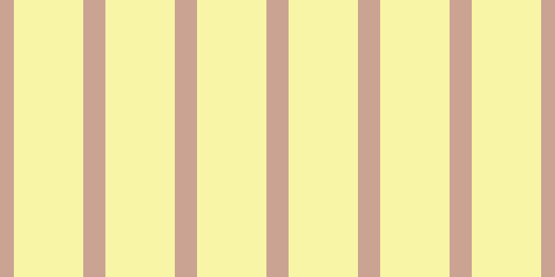 #f3ee4e (50%), #caa393 vertical lines, thirty-two pixels wide, one hundred pixels apart
