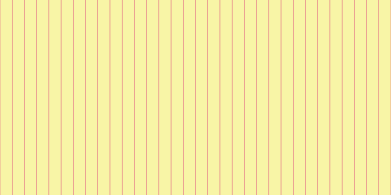 #f3ee4e (50%), #eba393 vertical lines, two pixels wide, twenty-three pixels apart