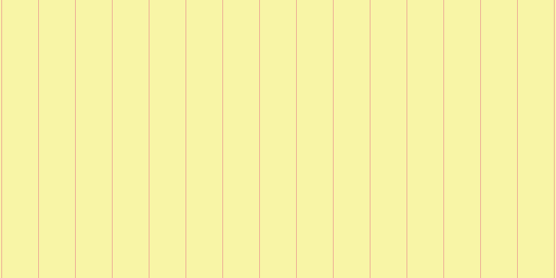 #f3ee4e (50%), #eba393 vertical lines, one pixels wide, fifty-two pixels apart