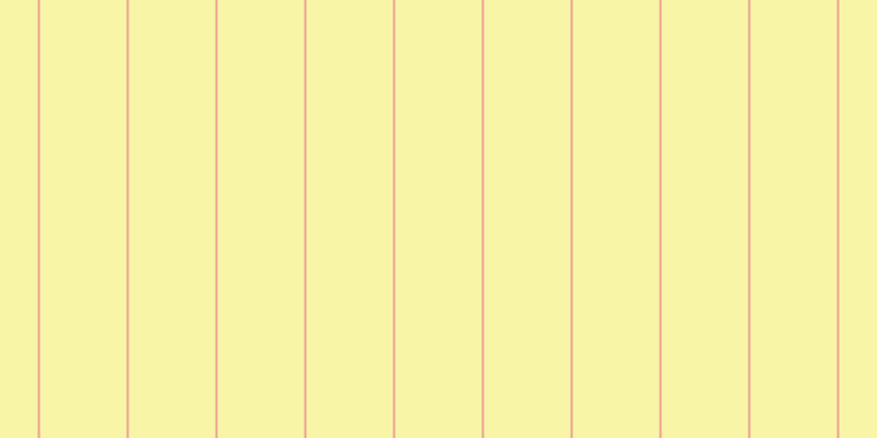 #f3ee4e (50%), #eba393 vertical lines, two pixels wide, seventy-nine pixels apart