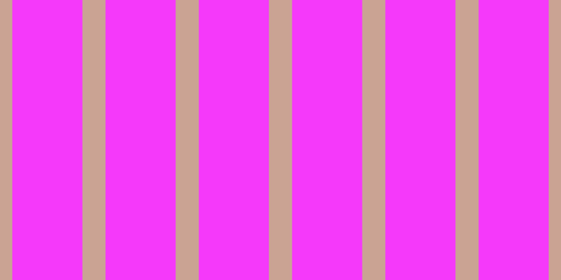 #f539fa, #caa393 vertical lines, thirty-three pixels wide, one hundred pixels apart