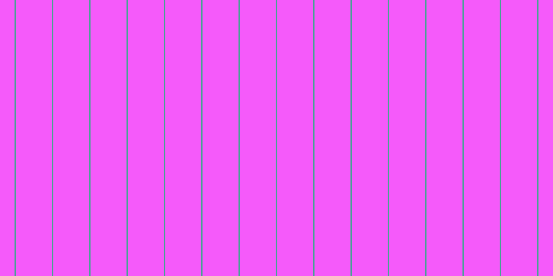 #f55afa, #46a393 vertical lines, two pixels wide, fifty-two pixels apart