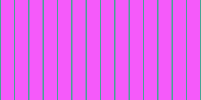 #f55afa, #46a393 vertical lines, five pixels wide, fifty-two pixels apart