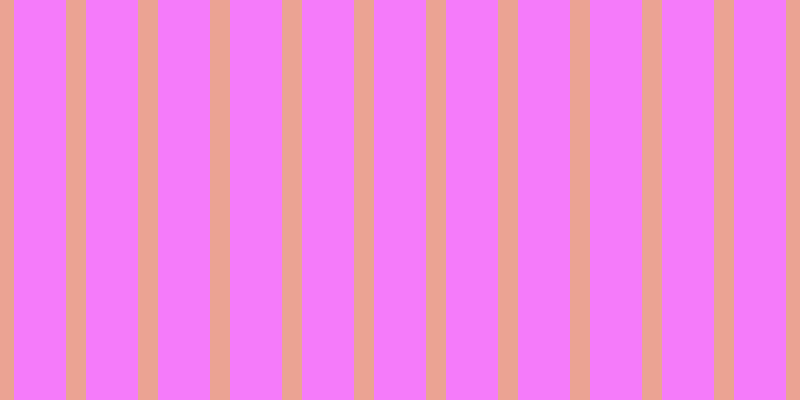 #f57bfa, #eba393 vertical lines, twenty pixels wide, fifty-two pixels apart