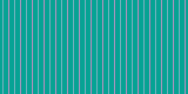 #f59cd9, #04a393 vertical lines, twenty-two pixels wide, three pixels apart