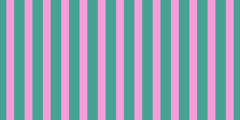 #f59cd9, #46a393 vertical lines, thirty-five pixels wide, twenty-six pixels apart