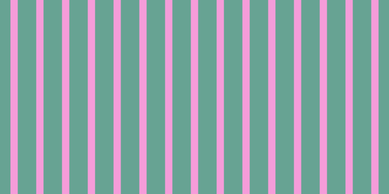 #f59cd9, #67a393 vertical lines, thirty-eight pixels wide, fifteen pixels apart