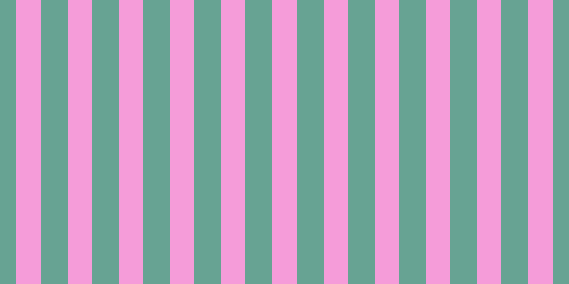 #f59cd9, #67a393 vertical lines, thirty-eight pixels wide, thirty-four pixels apart