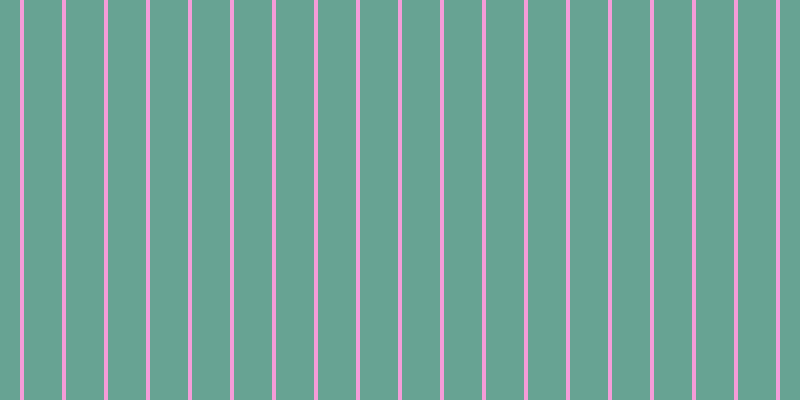 #f59cd9, #67a393 vertical lines, thirty-eight pixels wide, four pixels apart