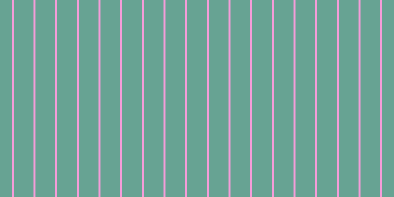 #f59cd9, #67a393 vertical lines, forty pixels wide, four pixels apart