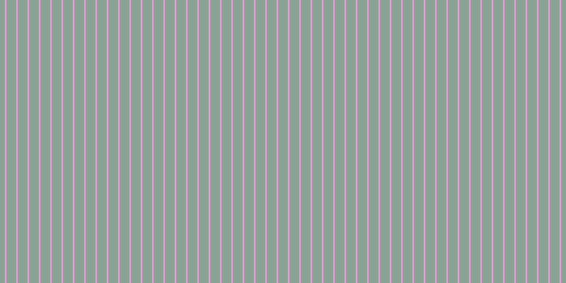 #f59cd9, #88a393 vertical lines, fourteen pixels wide, two pixels apart