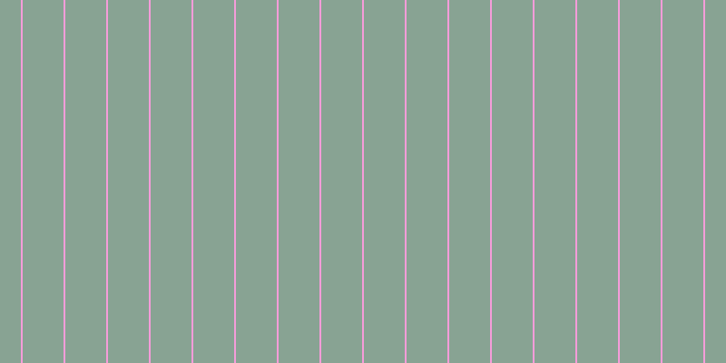 #f59cd9, #88a393 vertical lines, forty-five pixels wide, two pixels apart