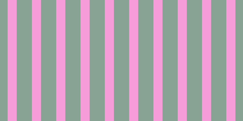 #f59cd9, #88a393 vertical lines, fifty pixels wide, thirty pixels apart