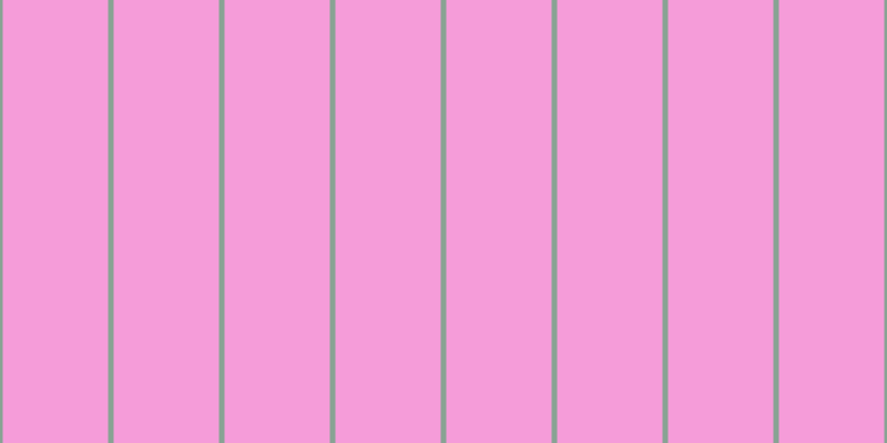 #f59cd9, #88a393 vertical lines, five pixels wide, ninety-five pixels apart