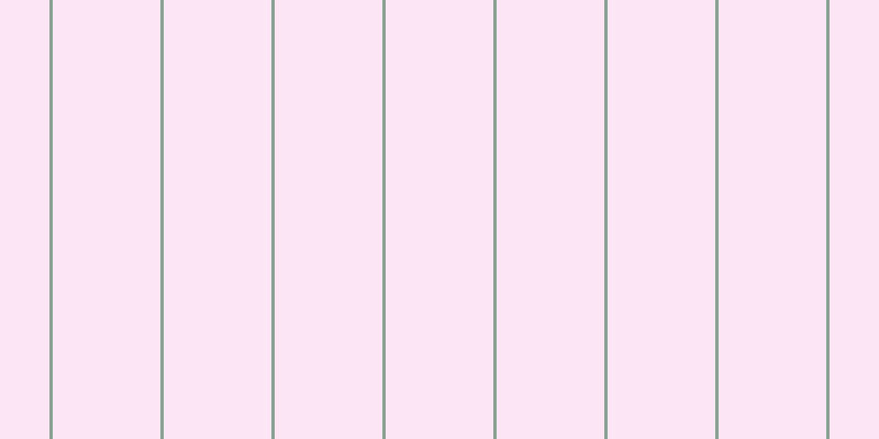 #f59cd9 (25%), #88a393 vertical lines, three pixels wide, ninety-eight pixels apart