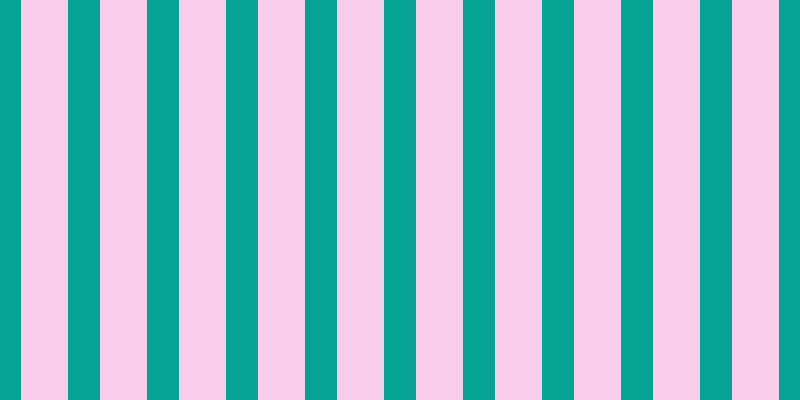 #f59cd9 (50%), #04a393 vertical lines, thirty-two pixels wide, forty-seven pixels apart