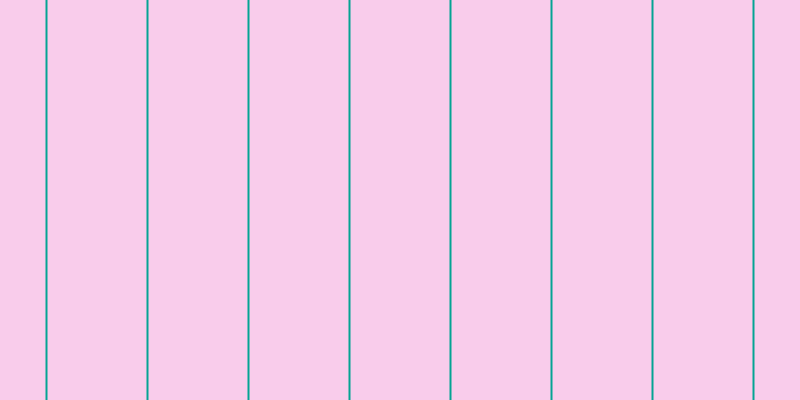 #f59cd9 (50%), #04a393 vertical lines, two pixels wide, ninety-nine pixels apart