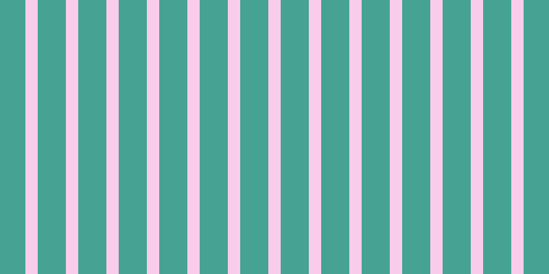 #f59cd9 (50%), #46a393 vertical lines, forty-one pixels wide, eighteen pixels apart