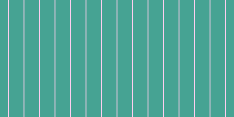 #f59cd9 (50%), #46a393 vertical lines, fifty pixels wide, three pixels apart