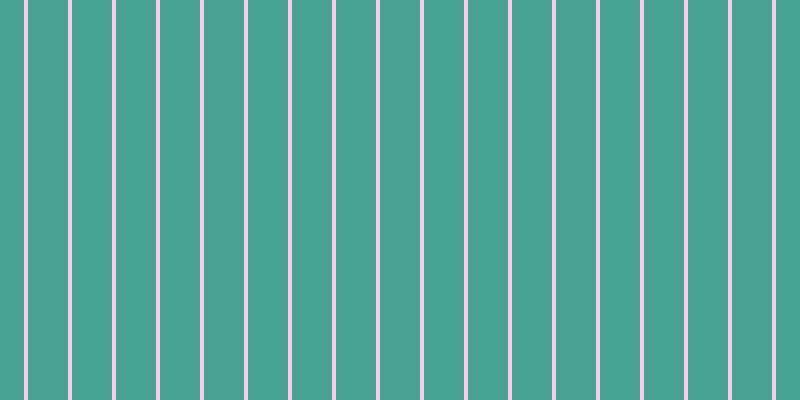 #f59cd9 (50%), #46a393 vertical lines, forty pixels wide, four pixels apart
