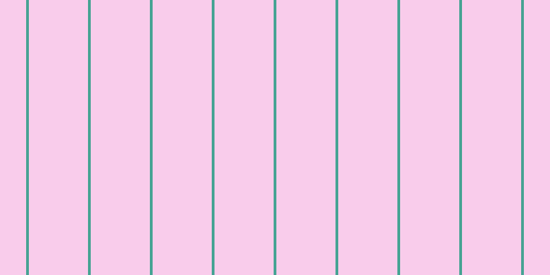 #f59cd9 (50%), #46a393 vertical lines, four pixels wide, eighty-six pixels apart