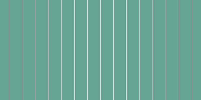 #f59cd9 (50%), #67a393 vertical lines, fifty pixels wide, two pixels apart
