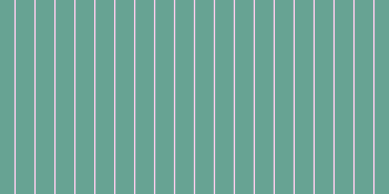 #f59cd9 (50%), #67a393 vertical lines, thirty-eight pixels wide, three pixels apart