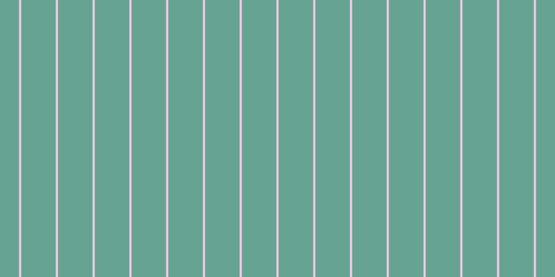 #f59cd9 (50%), #67a393 vertical lines, fifty pixels wide, three pixels apart