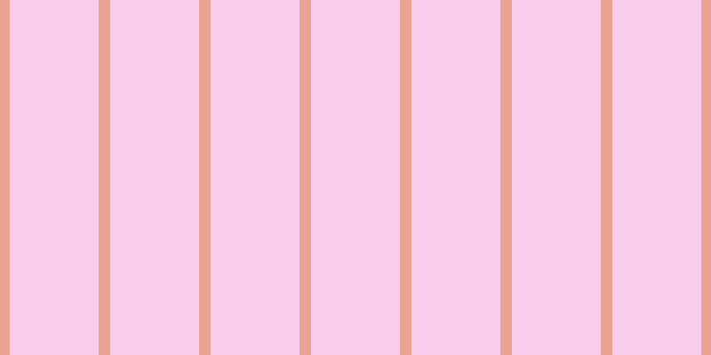 #f59cd9 (50%), #eba393 vertical lines, thirteen pixels wide, one hundred pixels apart