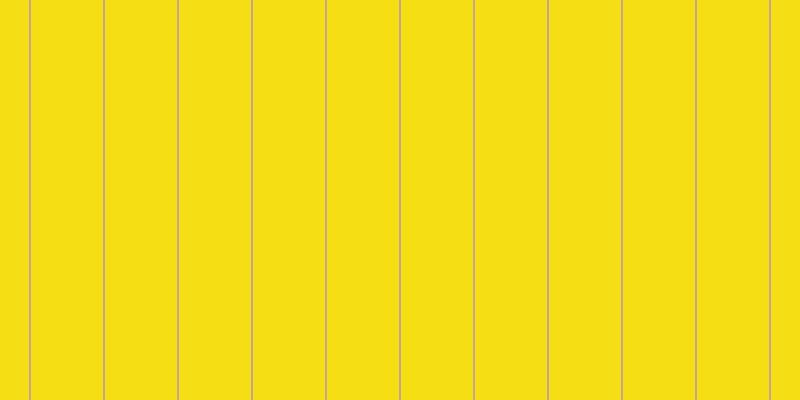 #f5de13, #caa393 vertical lines, two pixels wide, seventy-two pixels apart