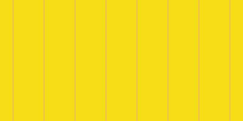 #f5de13, #eba393 vertical lines, two pixels wide, one hundred pixels apart