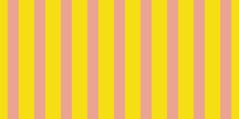 #f5de13, #eba393 vertical lines, thirty-seven pixels wide, fifty-two pixels apart