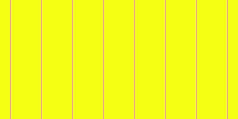 #f5ff13, #eba393 vertical lines, four pixels wide, one hundred pixels apart