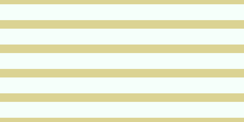 Mint cream, #dbd393 horizontal lines, twenty-eight pixels wide, fifty-two pixels apart