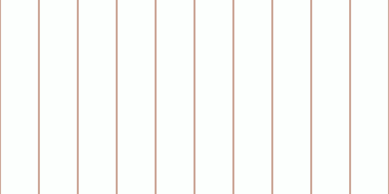 Mint cream (25%), #caa393 vertical lines, four pixels wide, seventy-six pixels apart