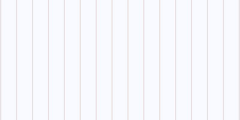 Ghost white, #caa393 vertical lines, one pixels wide, fifty-two pixels apart