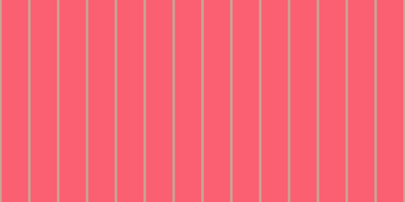 #fa5f72, #caa393 vertical lines, five pixels wide, fifty-two pixels apart