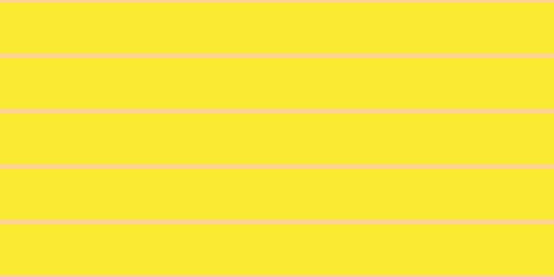 #faeb32, #fcd393 horizontal lines, seven pixels wide, seventy-three pixels apart